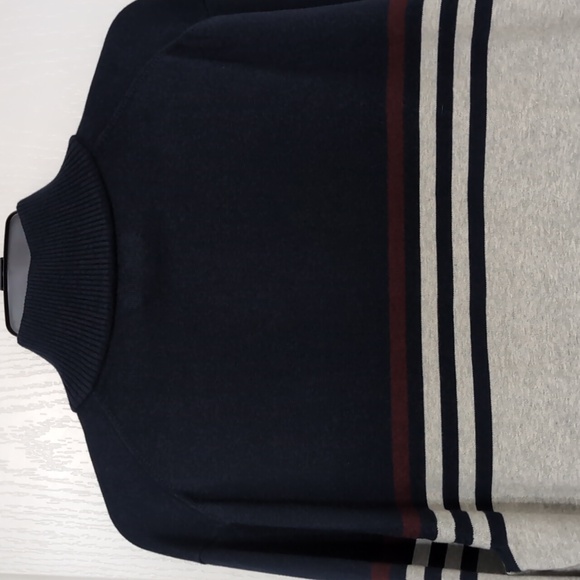 Nautica 1/4 Zip Cotton Mock Neck Pullover Sweater. NWT. Size XL - Picture 11 of 13